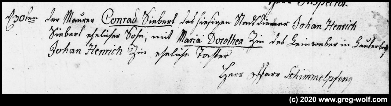 ZINN Maria Dorothea - Bad Hersfeld, Hessen, Allemagne - x 1809 - sosa 0109 